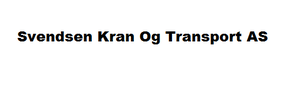 Svendsen Kran Og Transport AS
